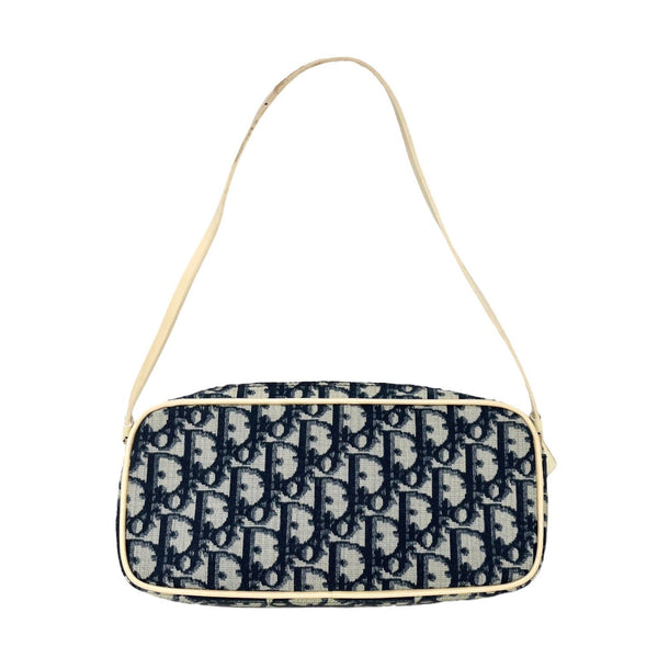 Dior Navy Logo Mini Shoulder Bag