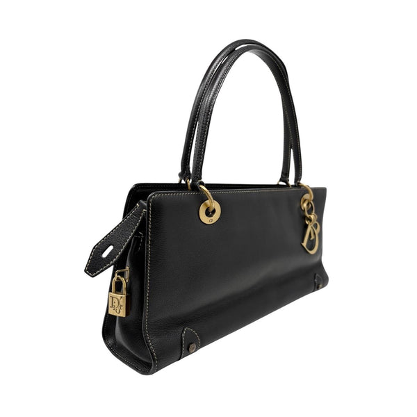 Dior Black Logo Shoulder Bag