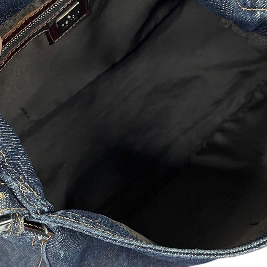 Fendi Denim Mamma Baguette Bag