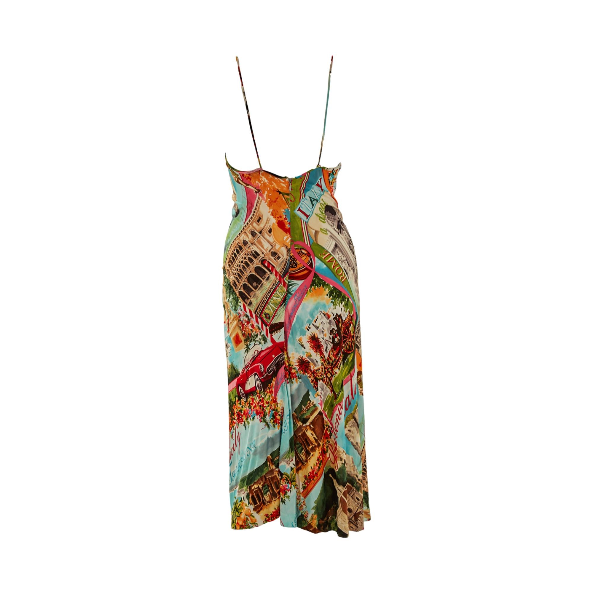 Dolce & Gabbana Italy Print Dress