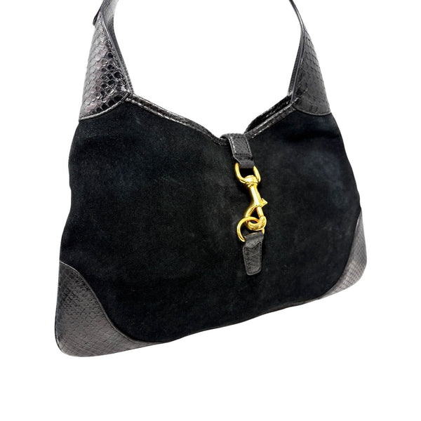 Gucci Black Suede Jackie Bag