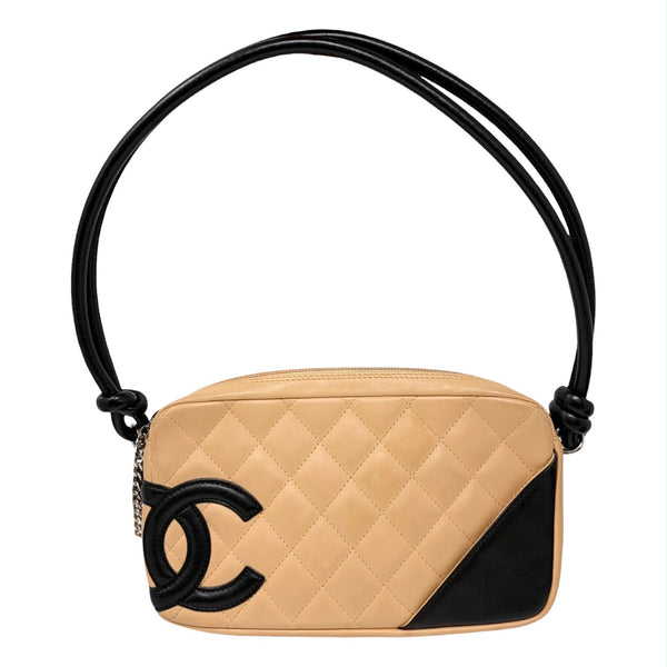 Chanel Tan Quilted Cambon Shoulder Bag