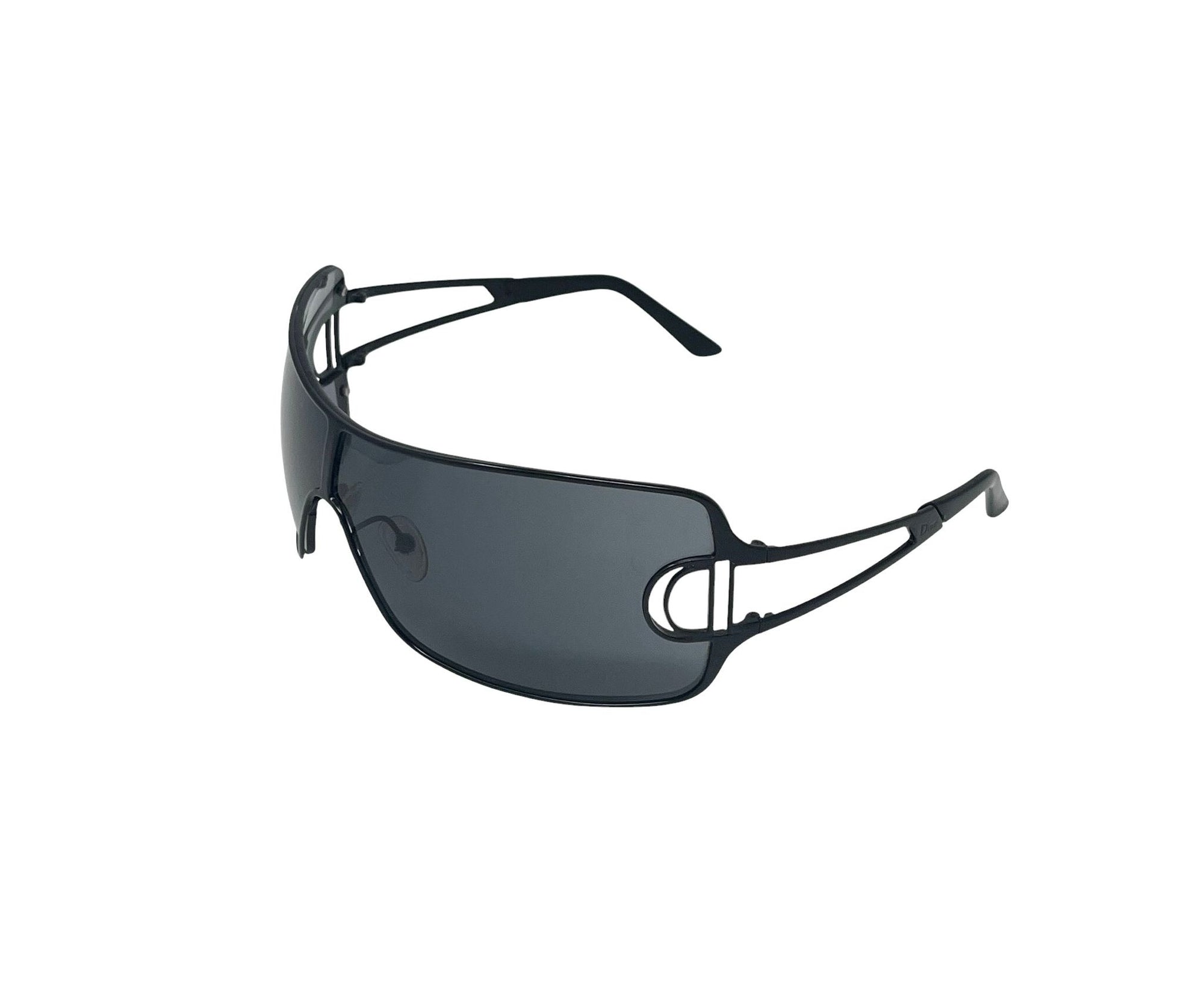 Dior Black Jumbo Side Logo Sunglasses