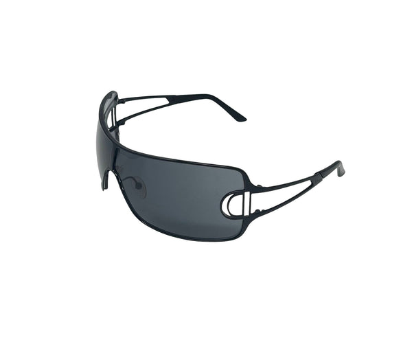 Dior Black Jumbo Side Logo Sunglasses