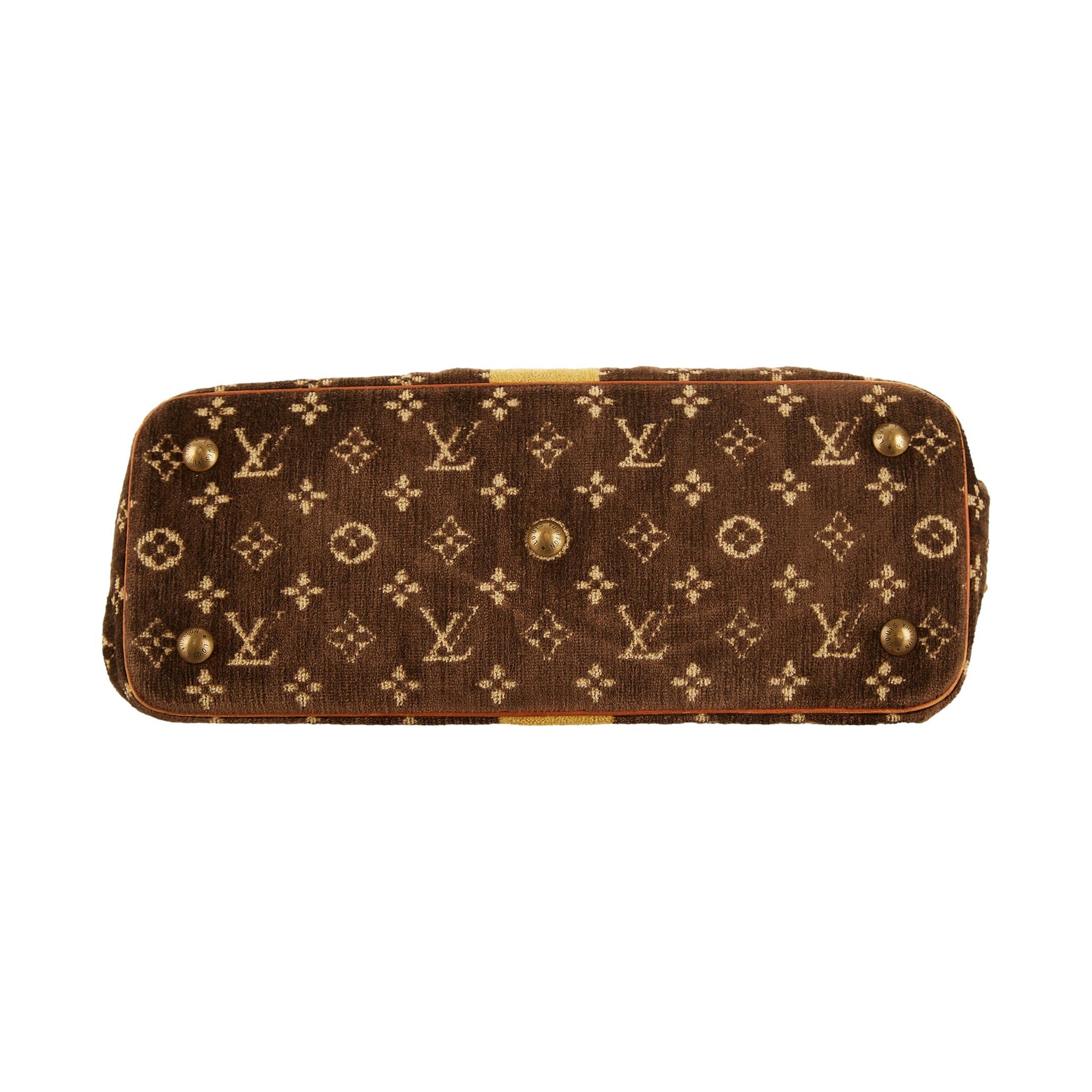 Louis Vuitton Brown Coated Canvas Top Handle Monogram Top Handle Bag —  Labels Resale Boutique