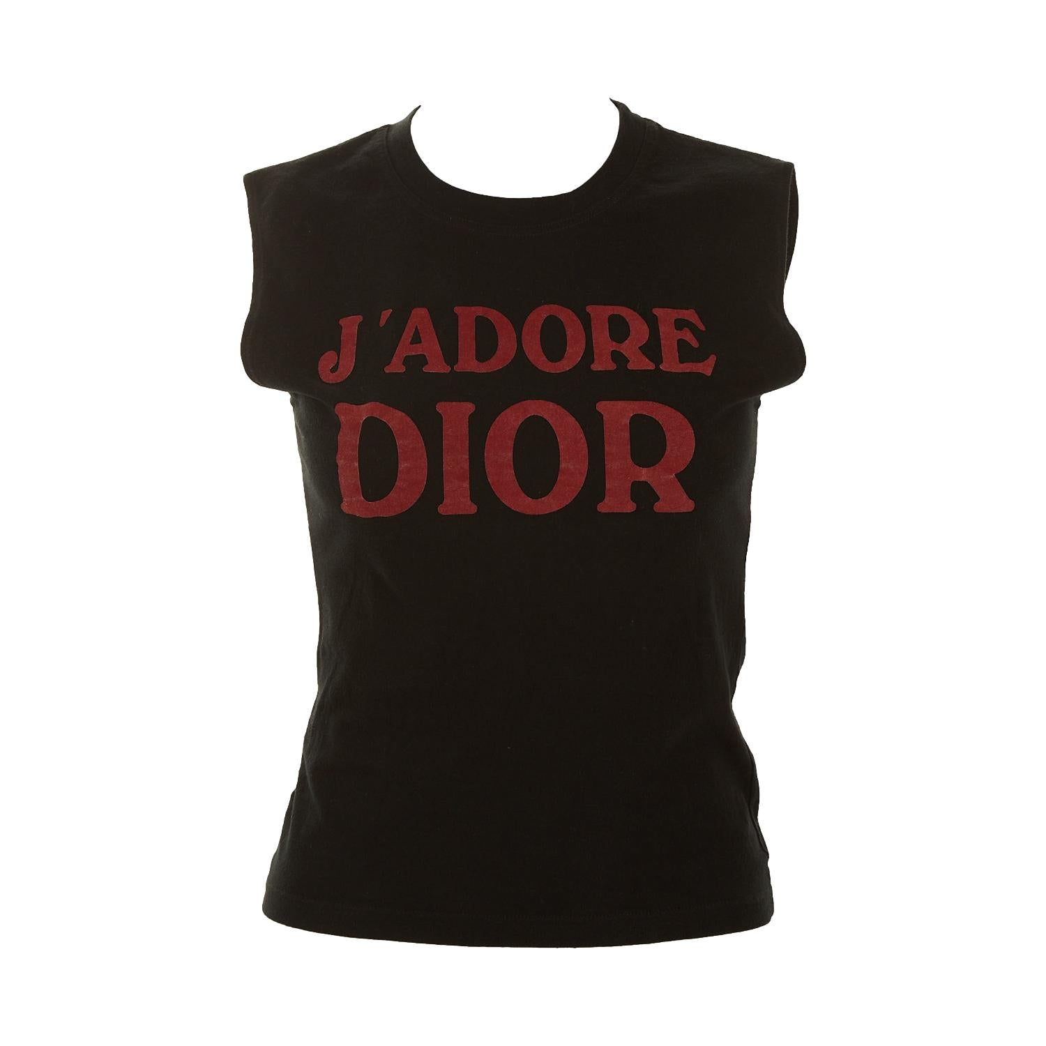 Dior J'Adore Black Logo Tank – Treasures of NYC