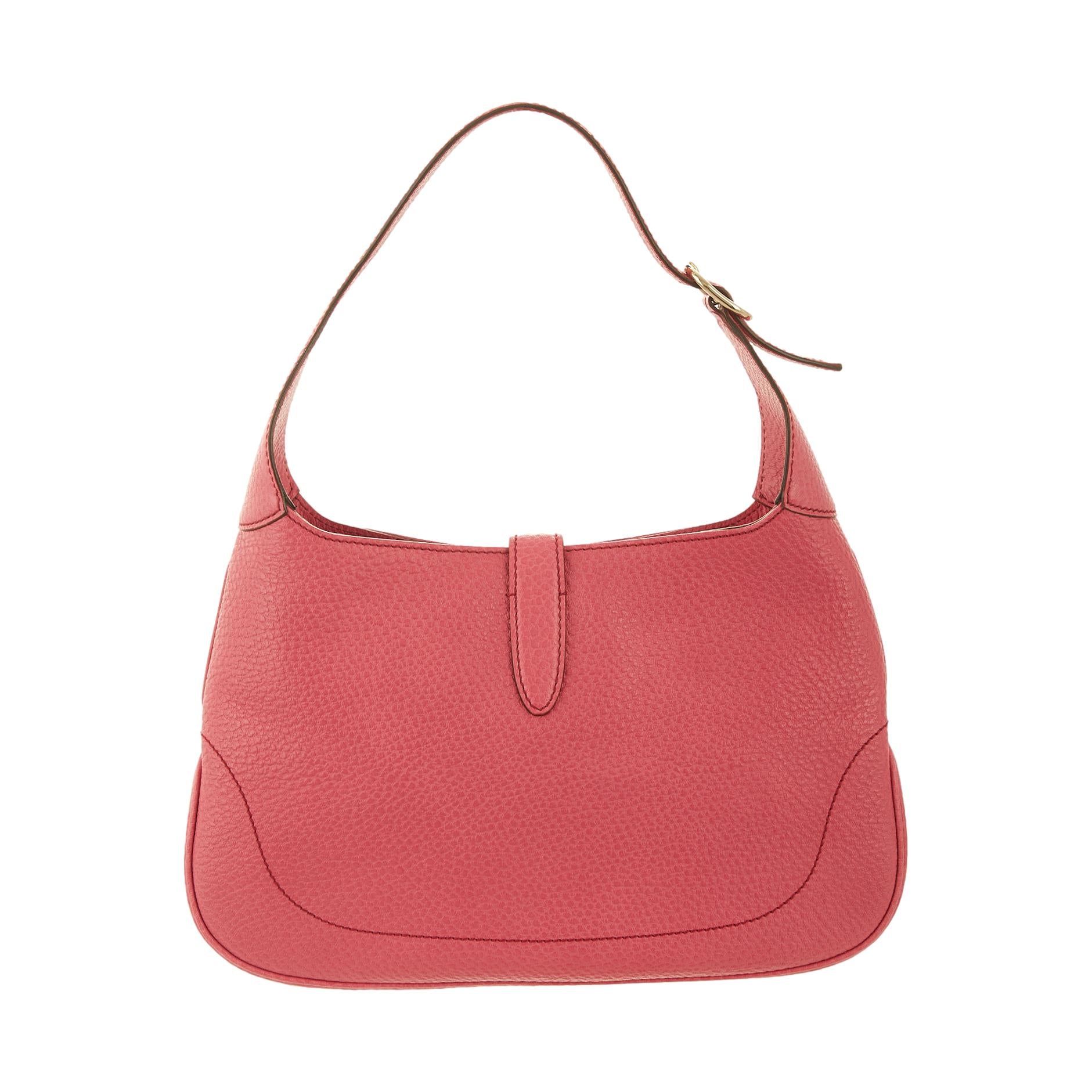 Gucci Pink Leather Jackie Bag
