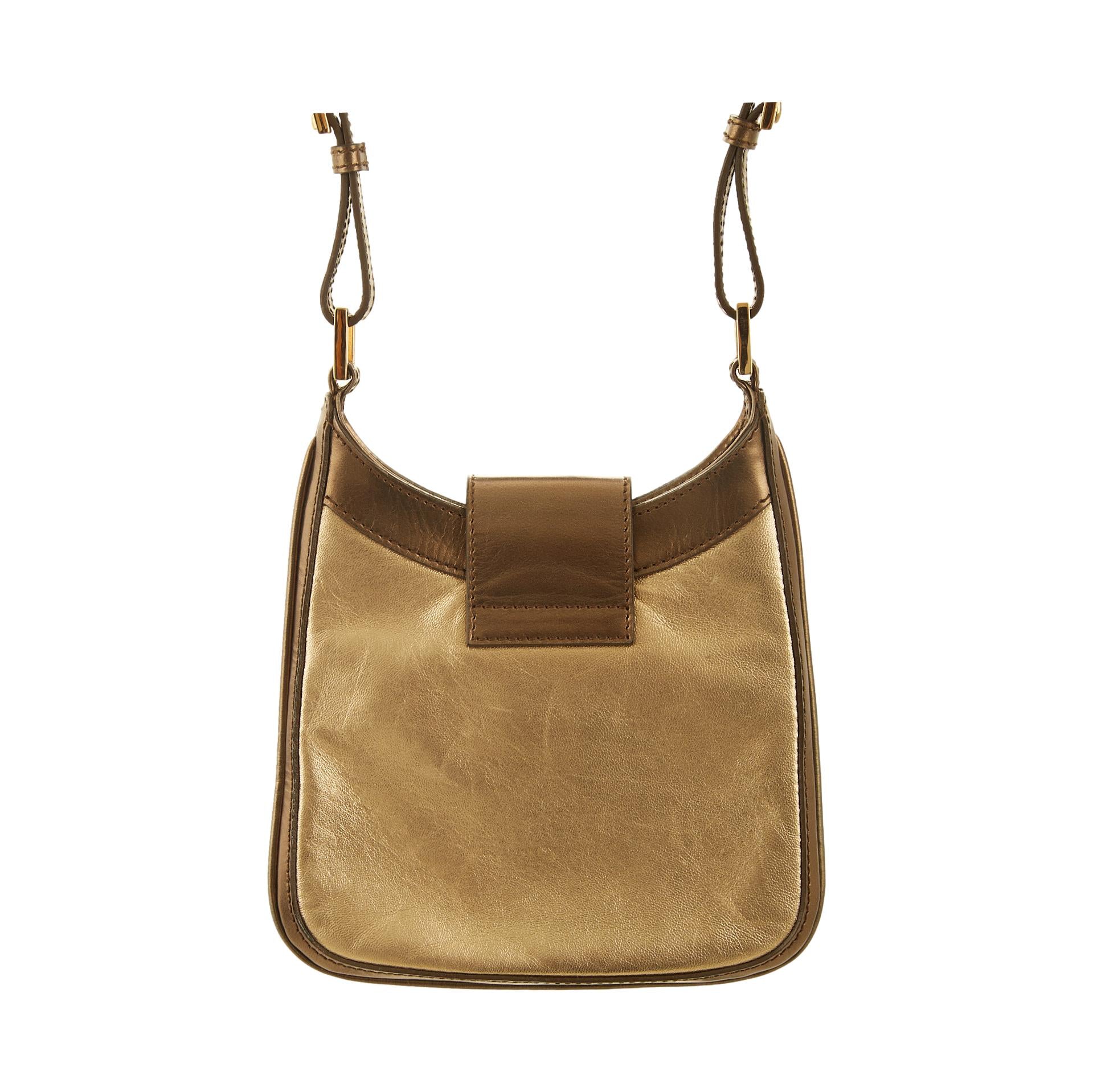 Gucci Gold Mini Shoulder Bag