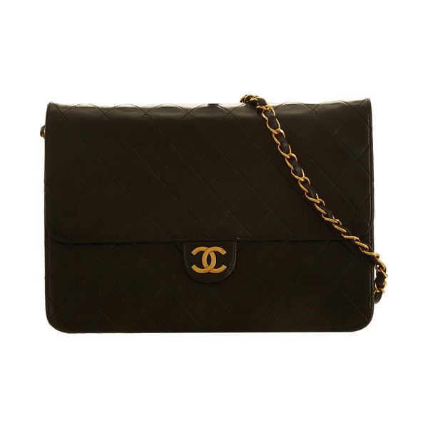 Chanel Black Chain Quilted Flap Bag