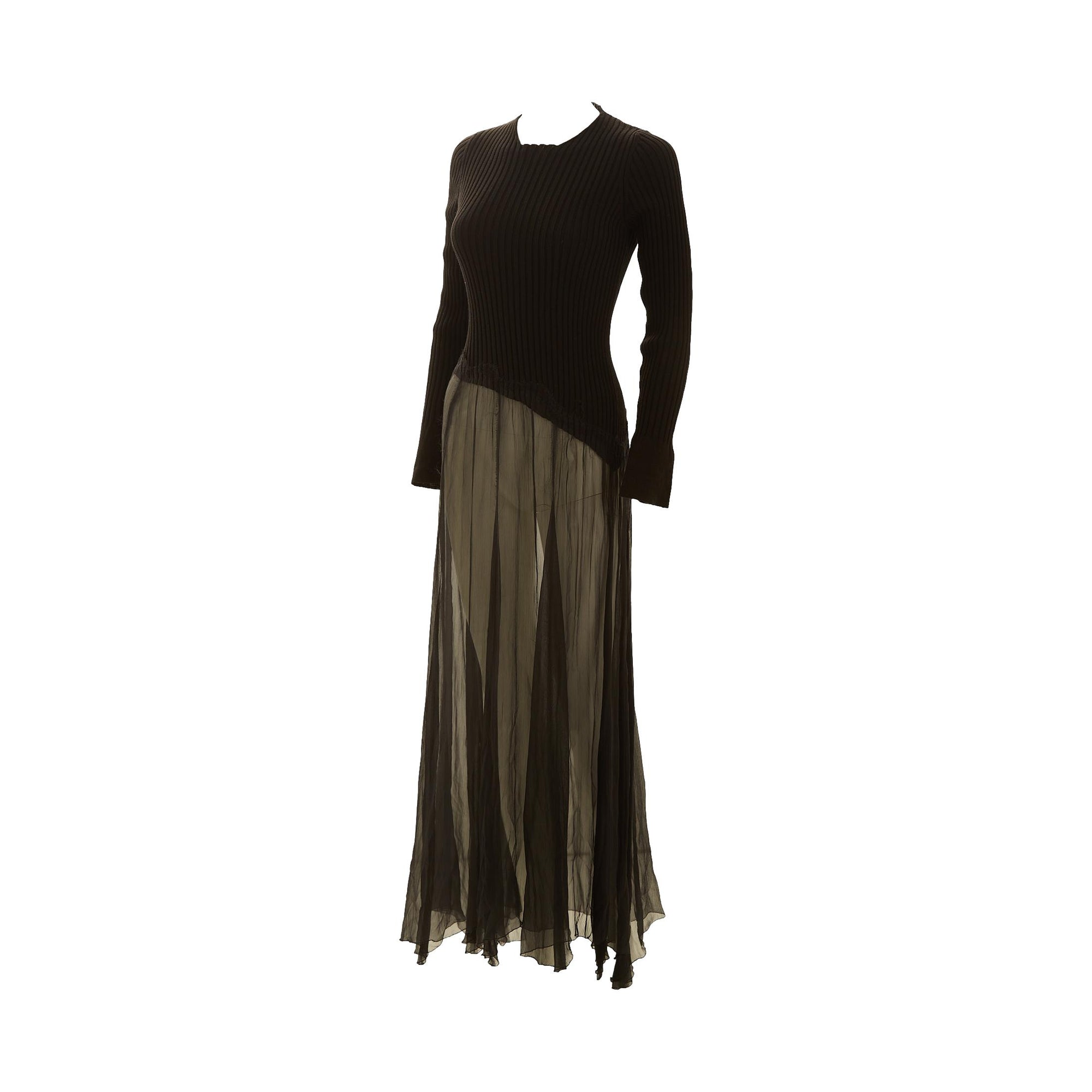 Jean Paul Gaultier Black Long Sleeve Dress Treasures of NYC Jean Paul Gaultier Black Long Sleeve Dress Treasures of NYC