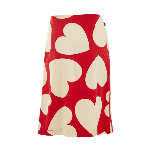 Moschino Red Heart Skirt