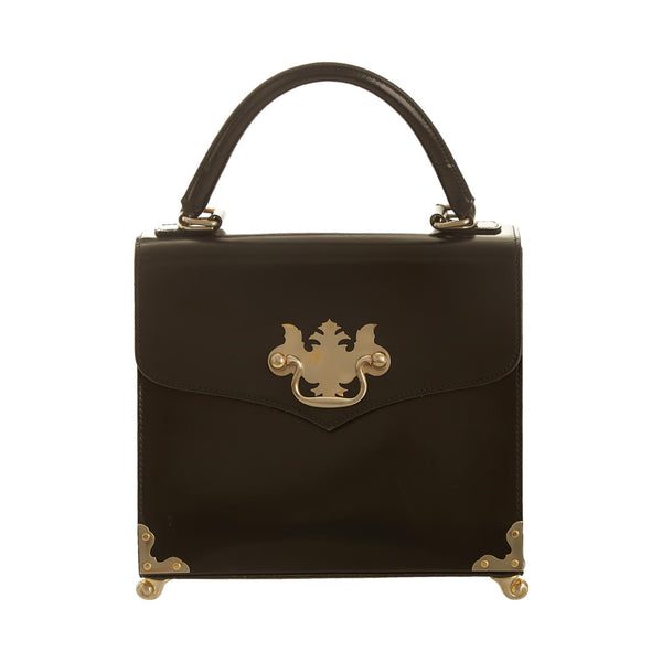 Jean Paul Gaultier Black Structured Top Handle Bag