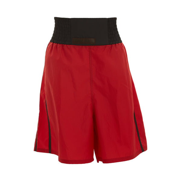 Miu Miu Red Boxing Shorts