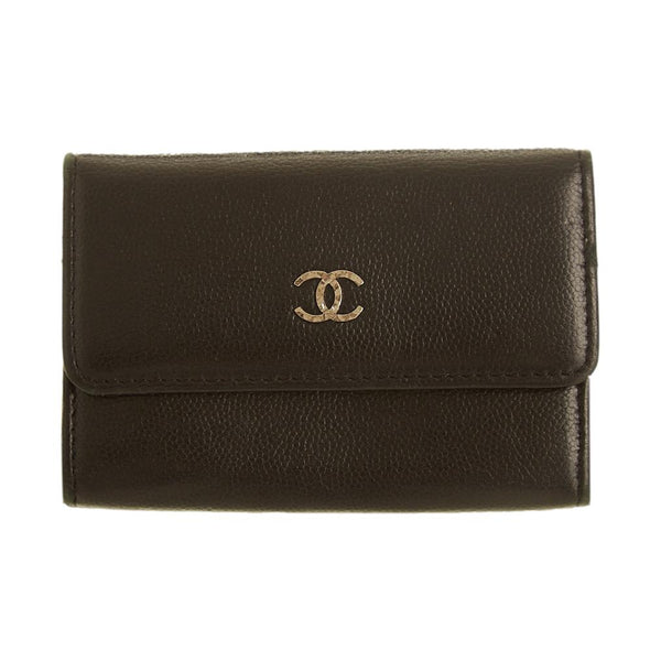 Chanel Black Logo Card Holder