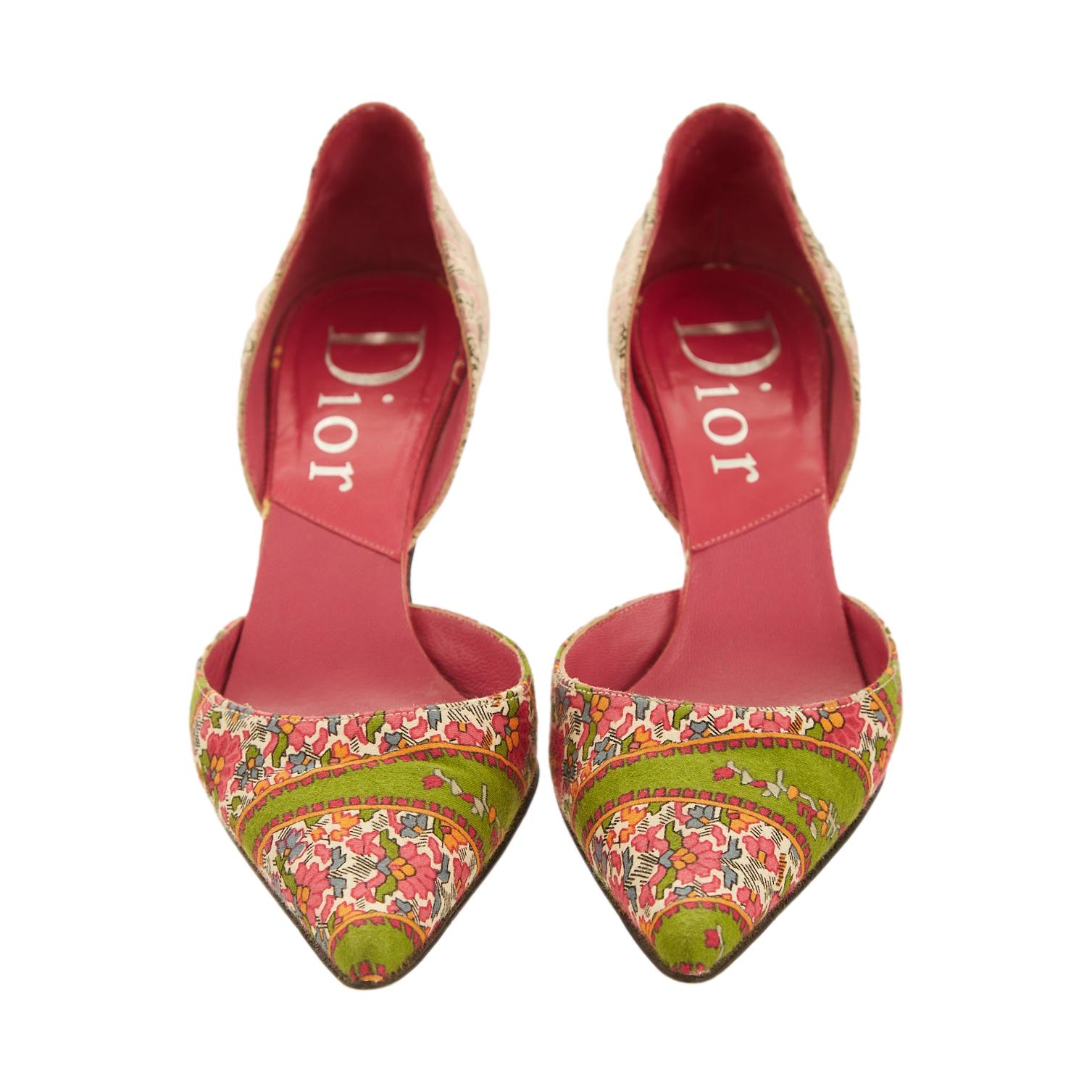 Dior Multicolor Charm Heels