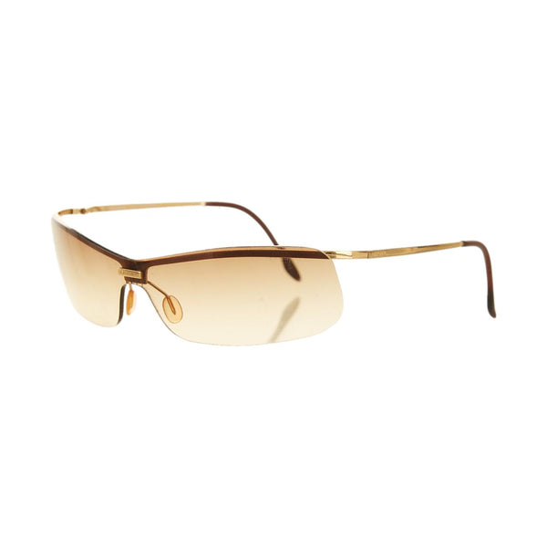 Chanel Brown Micro Sunglasses