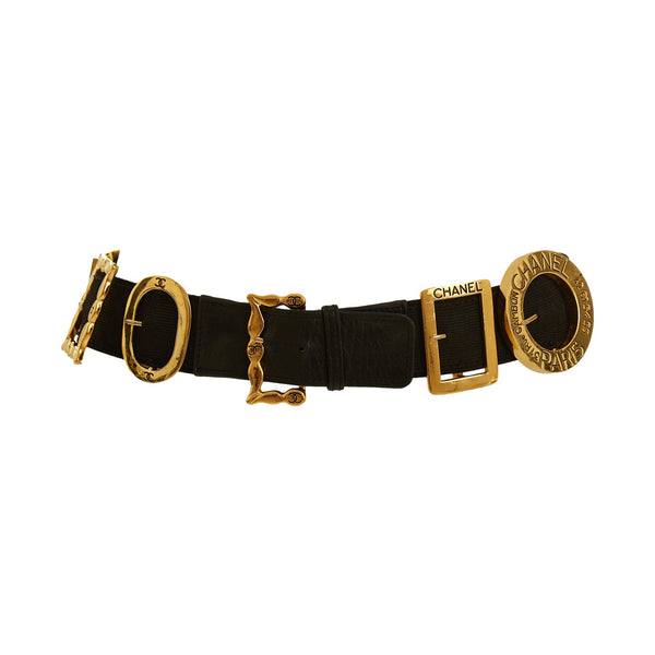 Chanel Gold Multi-buckle Belt