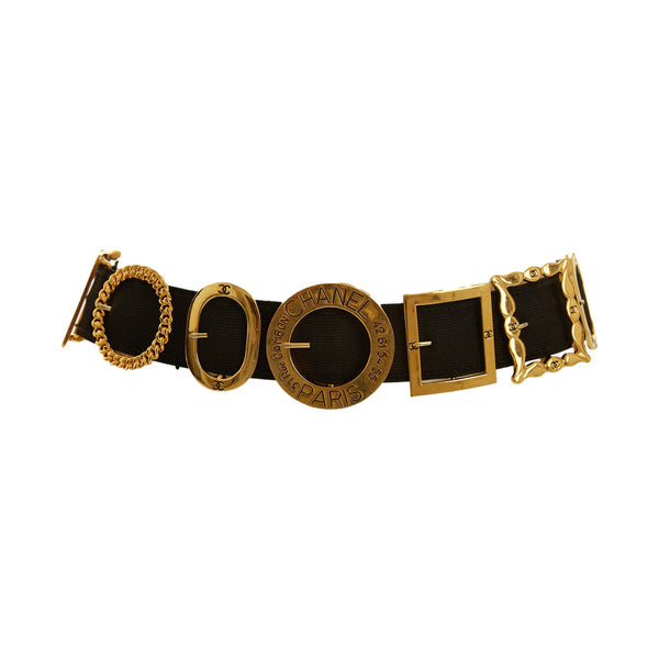 Chanel Gold Multi-buckle Belt