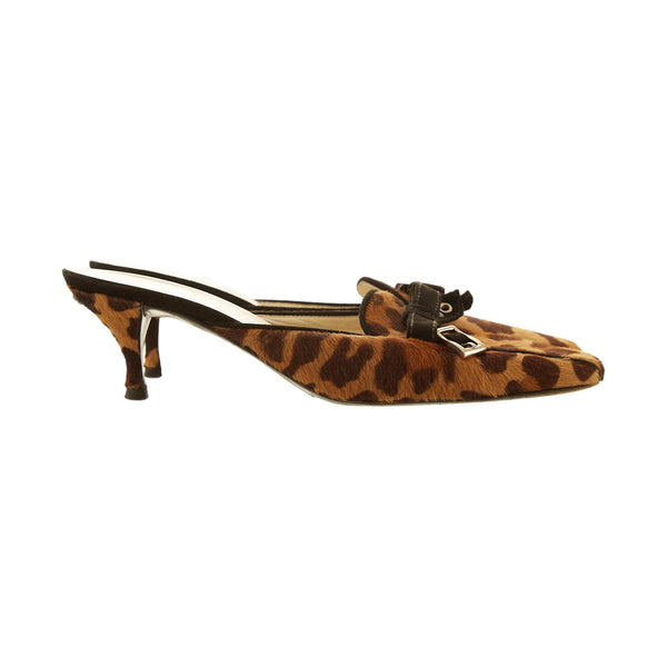 Prada Cheetah Print Kitten Heels