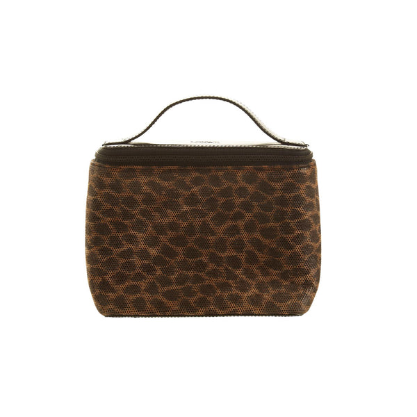 Loewe Cheetah Print Mini Top Handle Bag