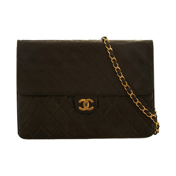 Chanel Black Chain Quilted Flap Bag