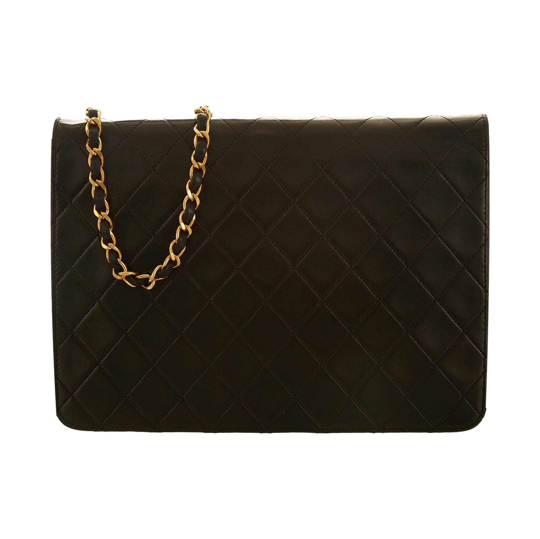Chanel Black Chain Quilted Flap Bag