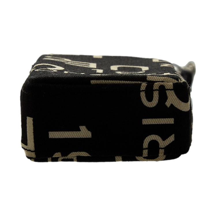 Chanel Black Logo Micro Shoulder Bag