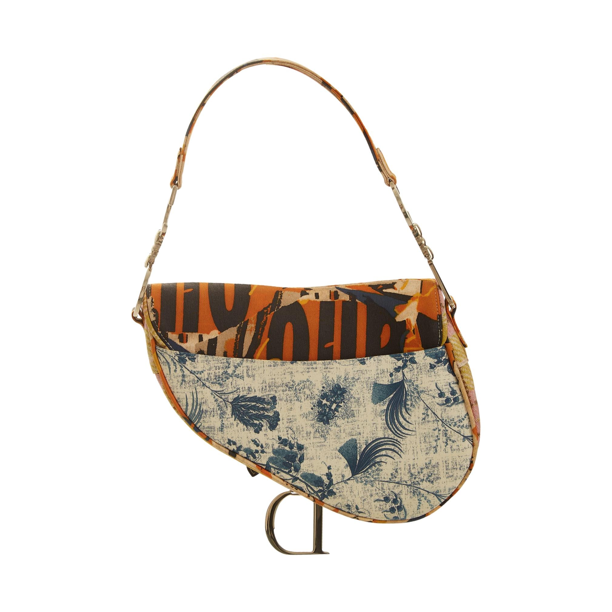 Vintage Dior Orange Patchwork Saddle Bag – Treasures of NYC