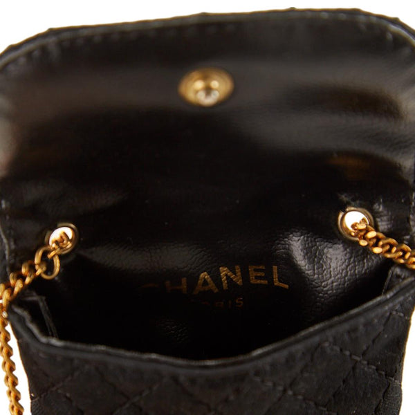 Chanel Black Micro Chain Bag