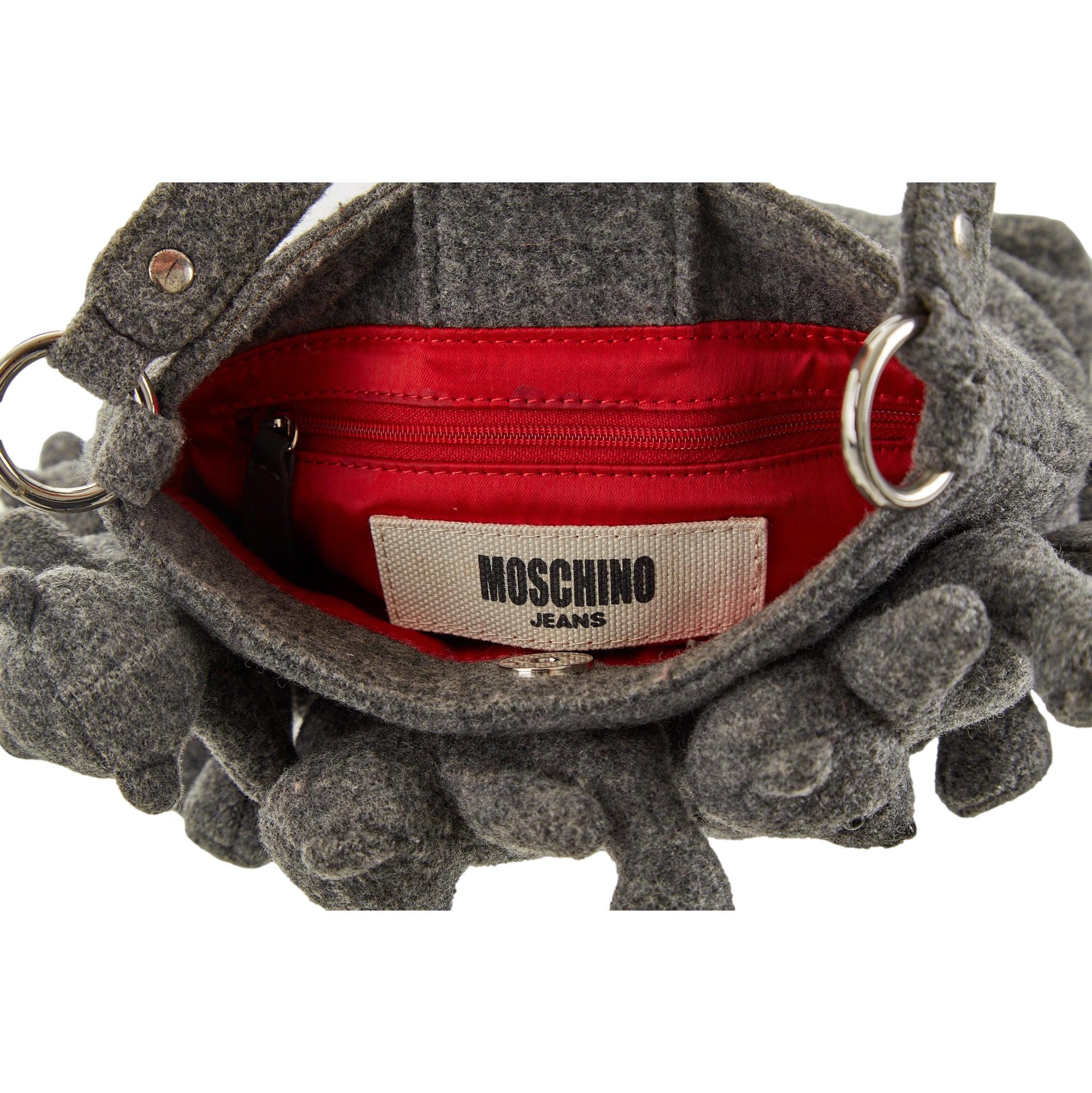 Moschino Grey Teddy Bear Shoulder Bag – Treasures of NYC