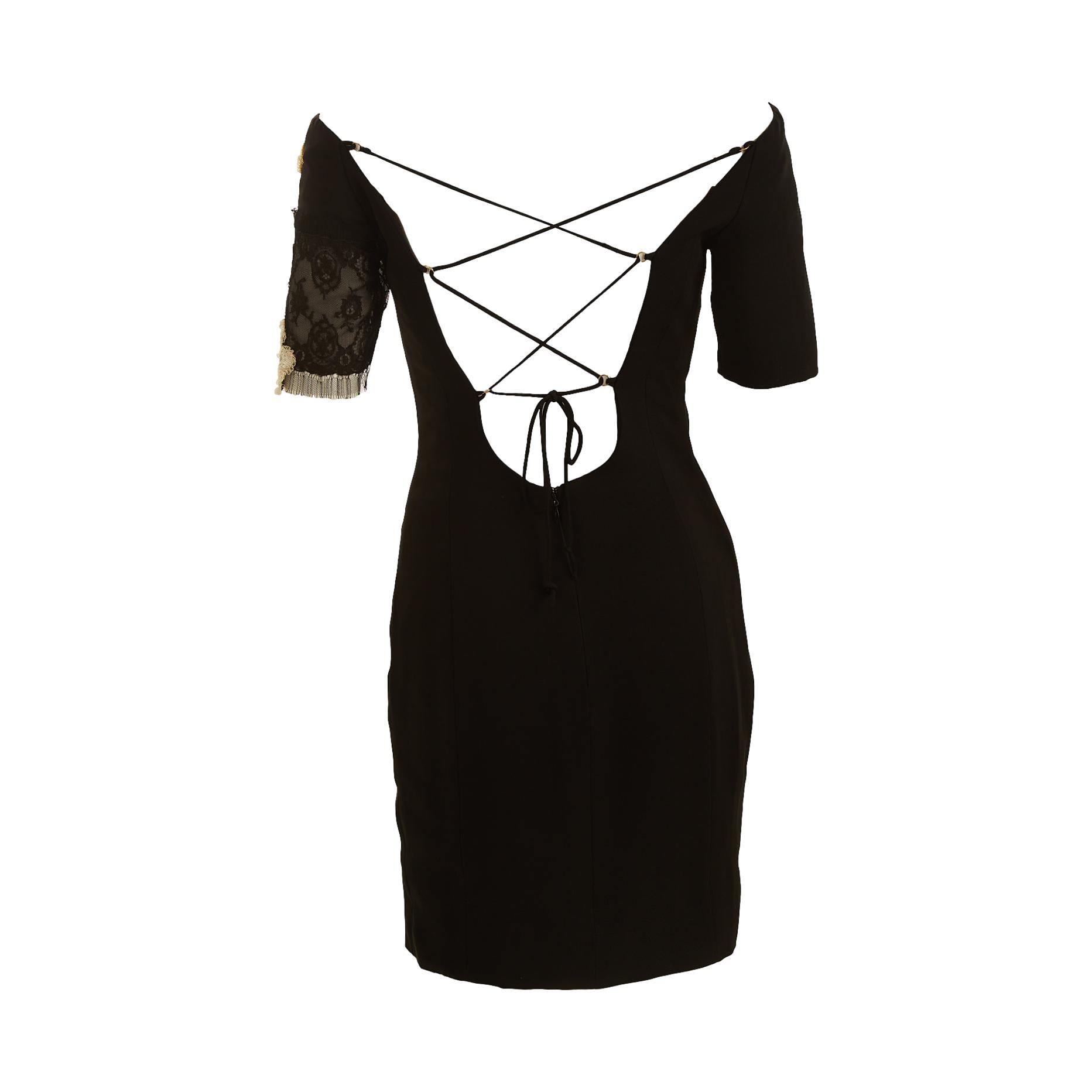Dior Black Embellished Butterfly Dress – Treasures of NYC