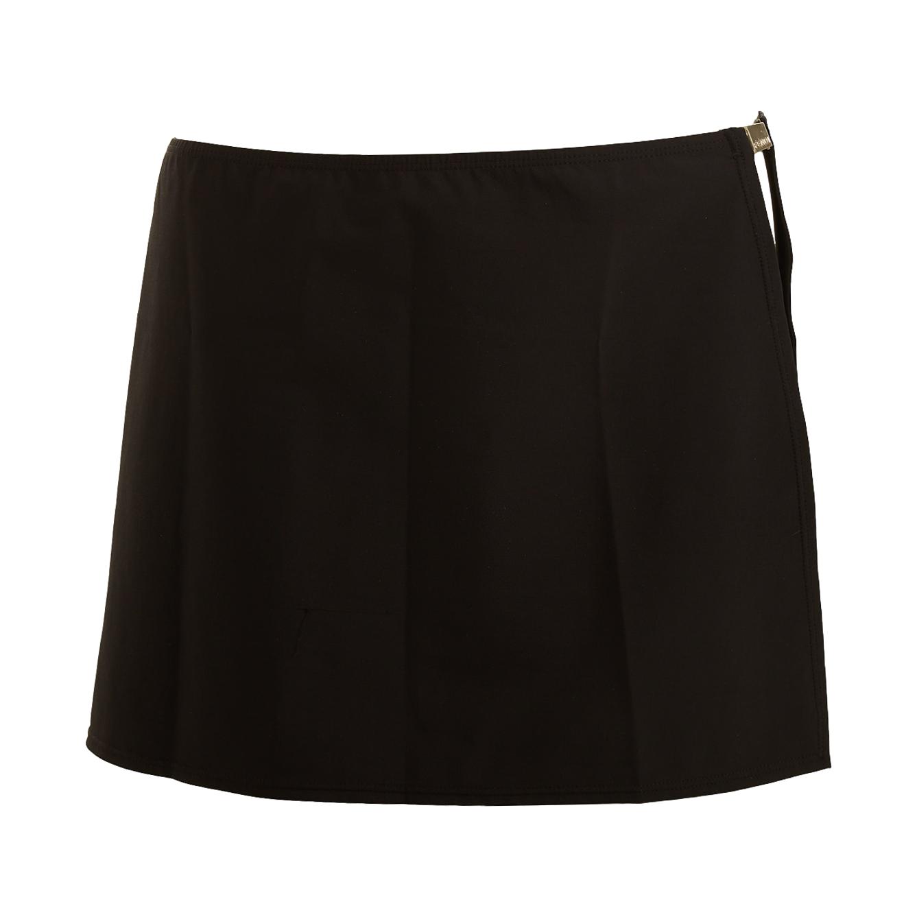 Fendi Black Mini Skirt Coverup