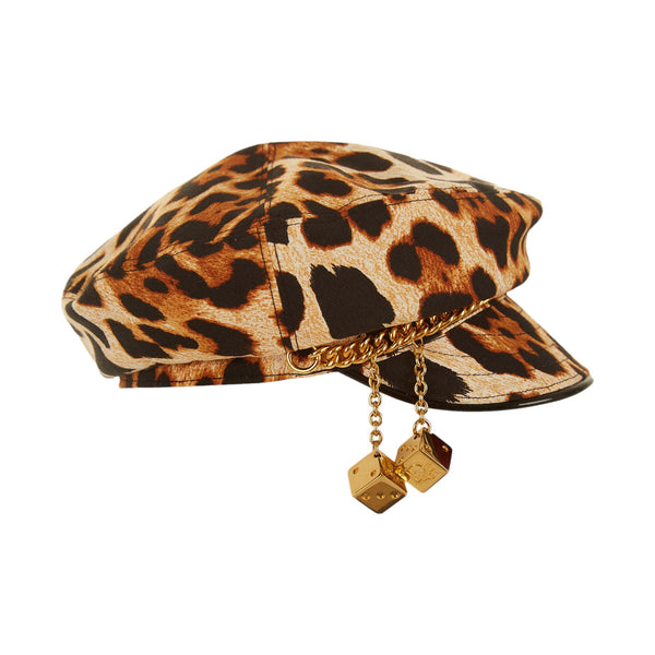 Dior Cheetah Print Logo Gambler Hat – Treasures of NYC