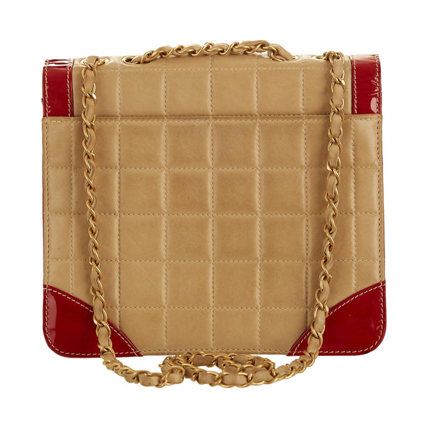 Chanel Tan Two-Toned Flap Bag