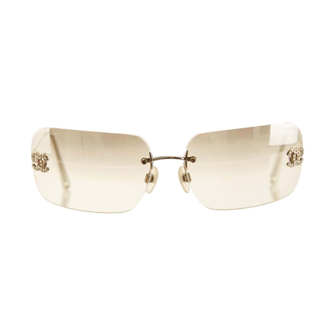 Chanel Sunglasses Eyewear Clear Small Good L6627629 54#19 Auction