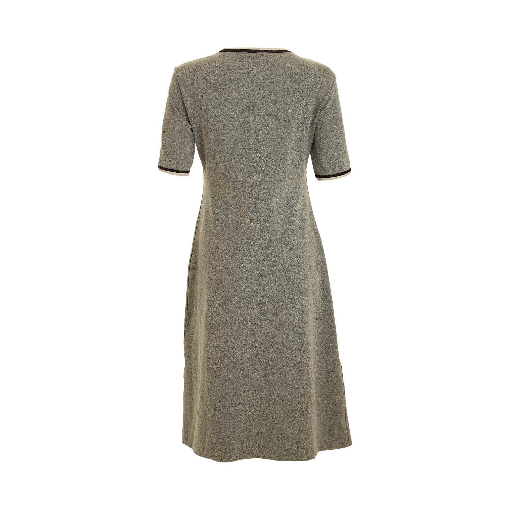 Chanel Grey Logo Dress