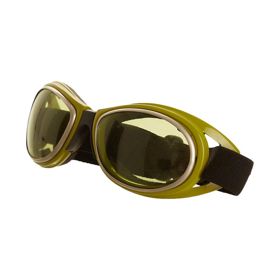 Prada Green Logo Goggles