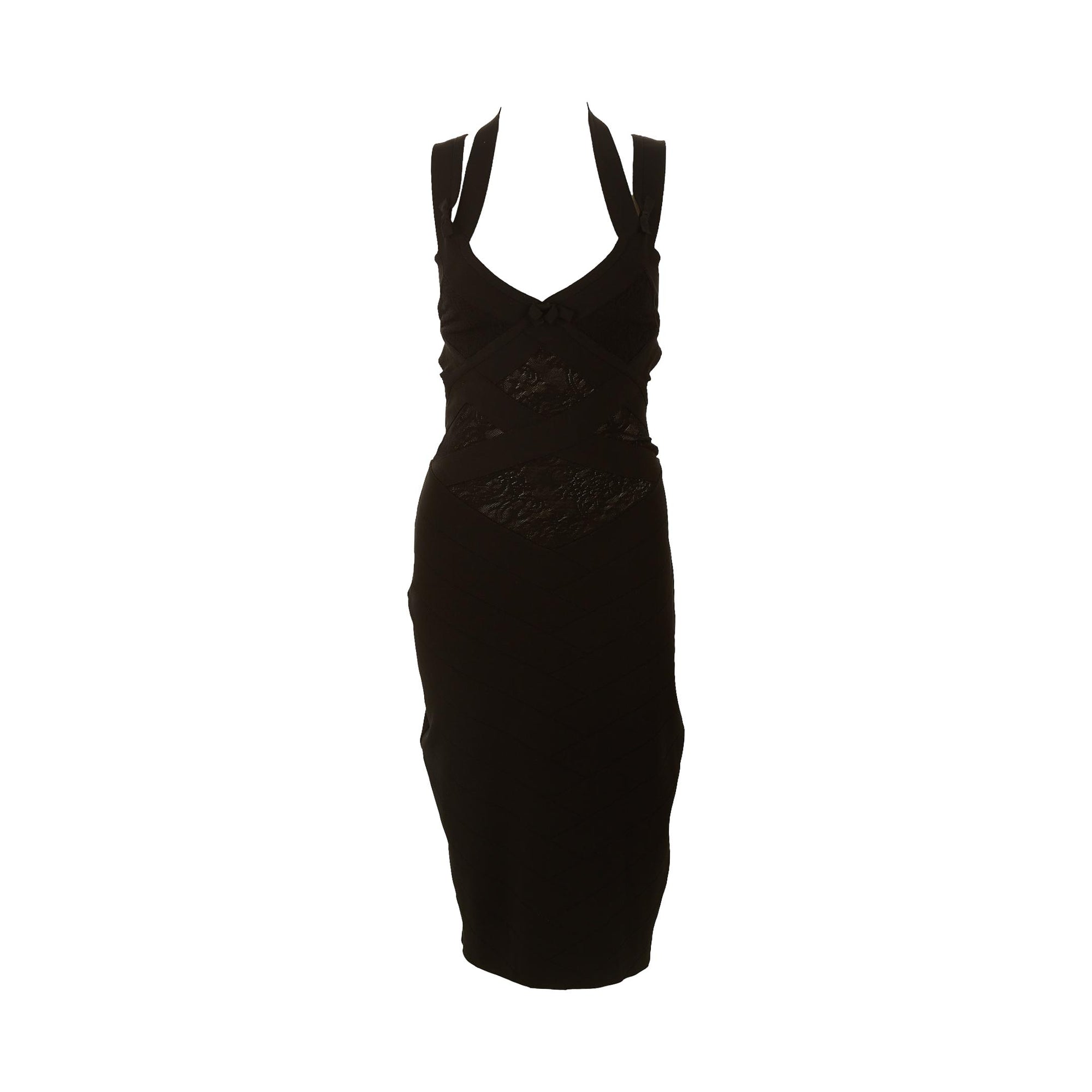 Dior Black Lace Backless Dress Treasures of NYC Dior Black Lace Backless Dress Treasures of NYC