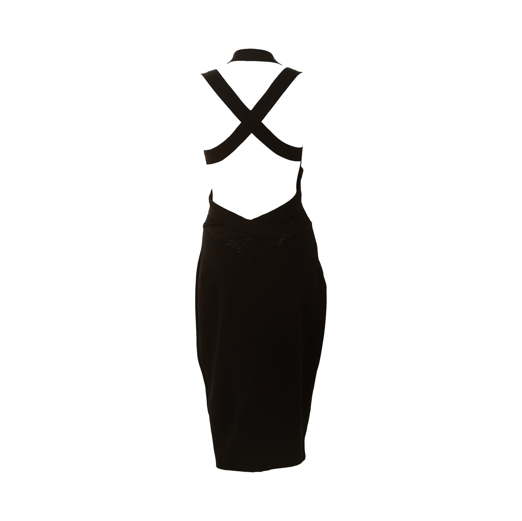 Dior Black Lace Backless Dress Treasures of NYC Dior Black Lace Backless Dress Treasures of NYC