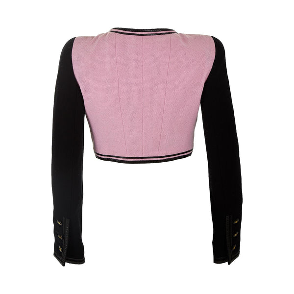 Chanel Pink Cropped Barbie Jacket