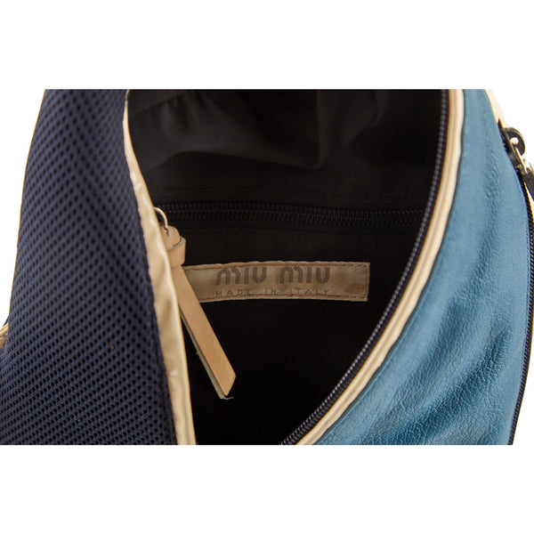 Miu Miu Blue Cross Body Bag