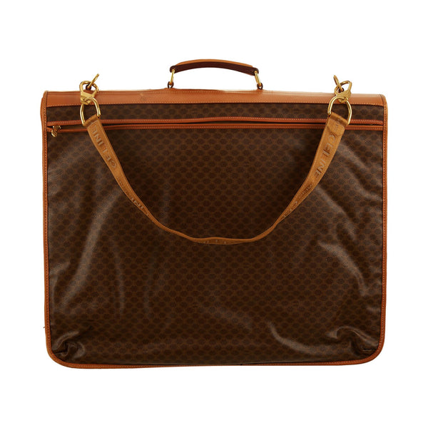 Celine Brown Leather Travel Garment Bag