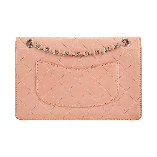 Chanel Pink Quilted Chain Flap Bag