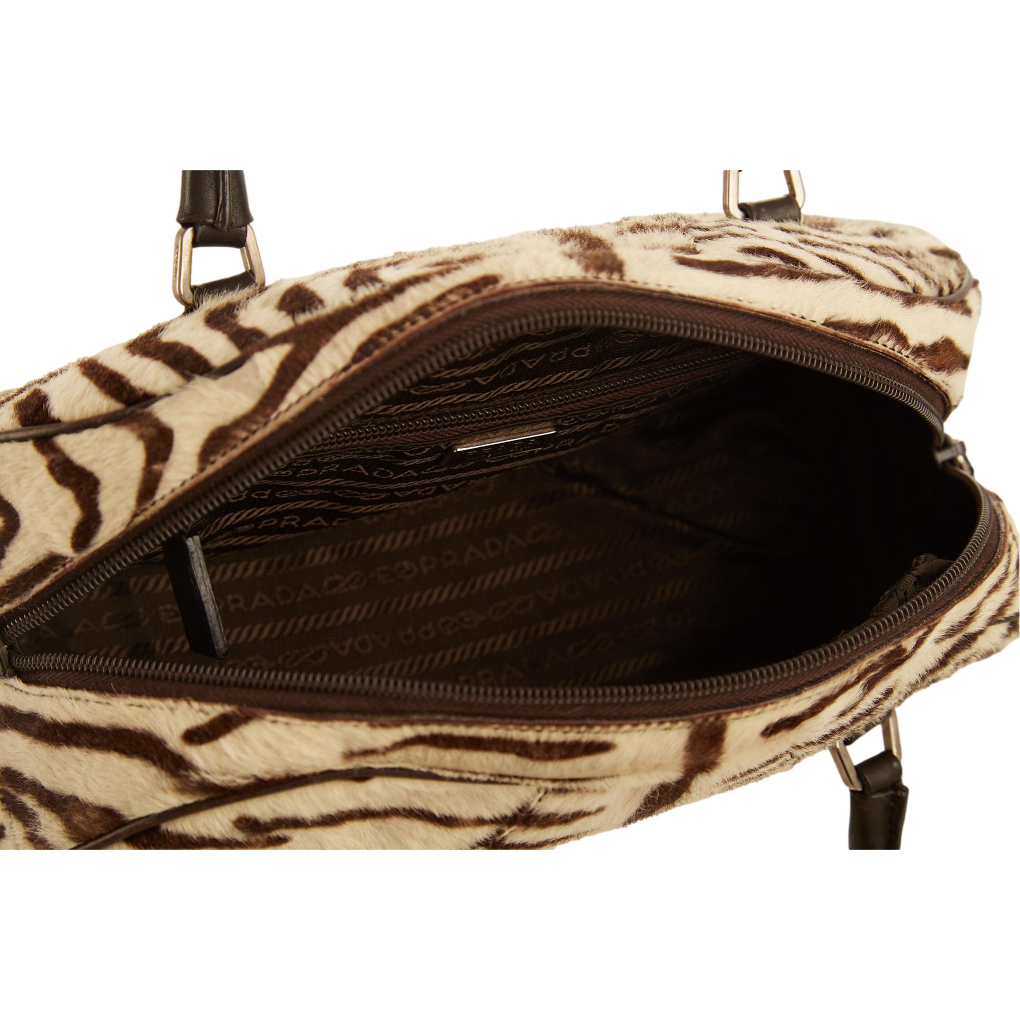 Prada Zebra Logo Shoulder Bag main image 0
