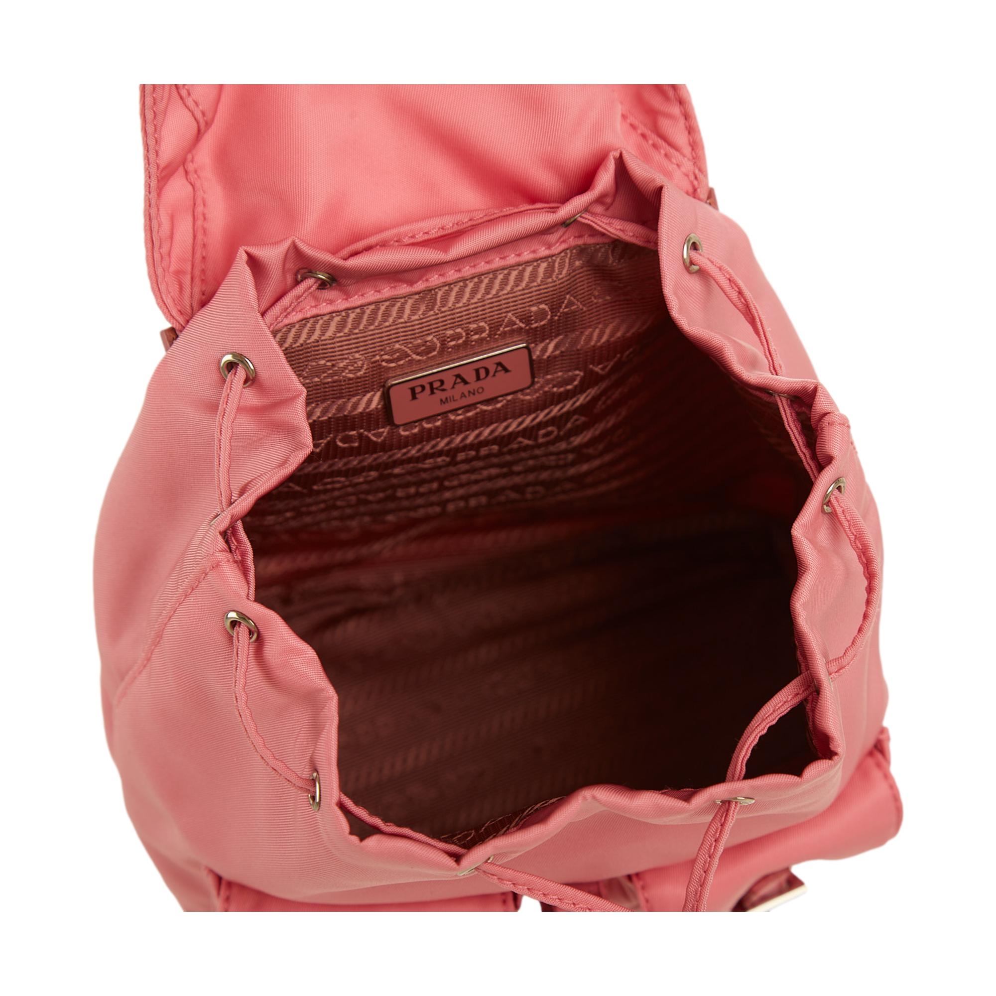 PINK PRADA NYLON BACKPACK – OC Luxury Bags