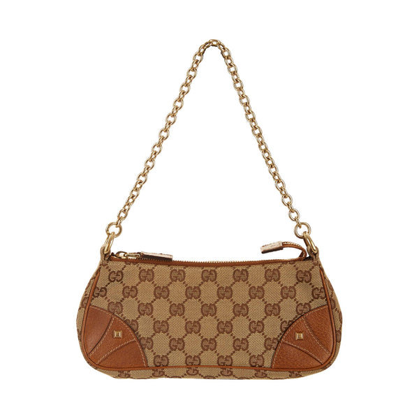 Gucci Brown Logo Mini Shoulder Bag