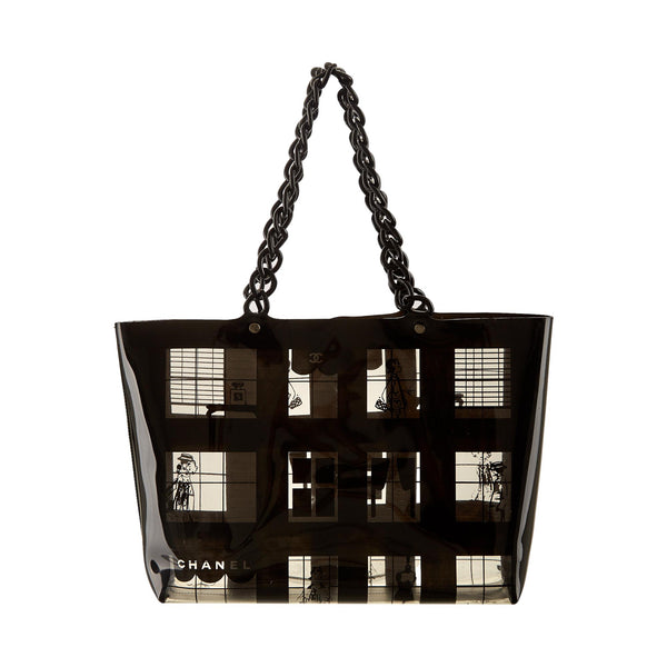 Chanel Black Windows Shoulder Bag