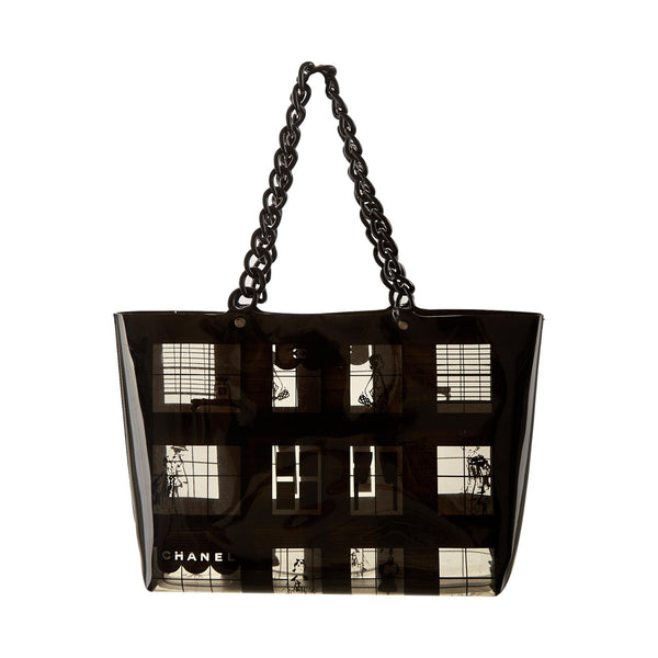 Chanel Black Windows Shoulder Bag