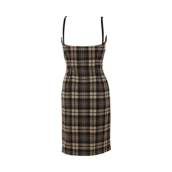 Dolce & Gabbana Black Plaid Dress Treasures of NYC Dolce & Gabbana Black Plaid Dress Treasures of NYC