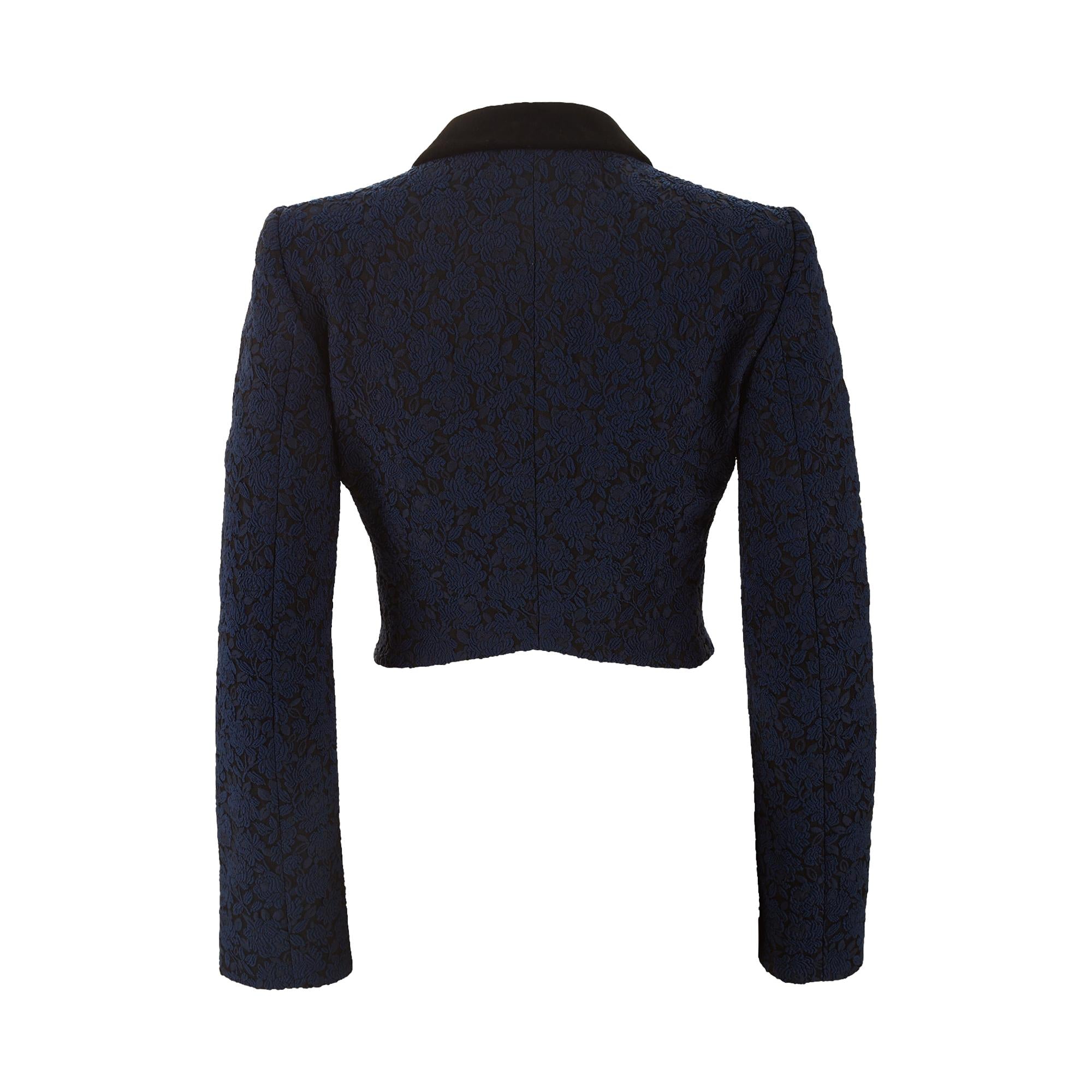 Moschino Navy Floral Jacket